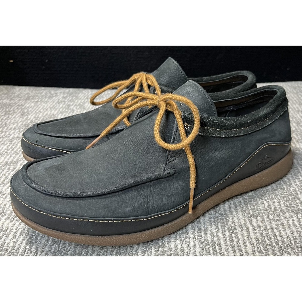 Chaco Shoes Womens‎ Size 10 Black Leather Moccasin EcoTread Casual Comfort